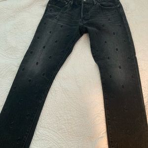 Polo Ralph Lauren embroider black jeans